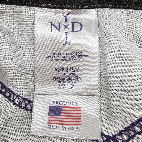 NWT NYDJ Jeans Women's Size 8 Marilyn Straight Leg Gray Snake Print Made in USA - Picture 11 of 16